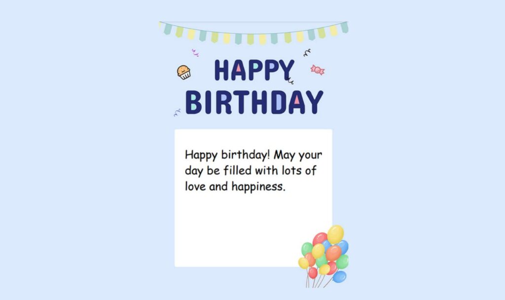 Happy birthday wishes in Kannada text